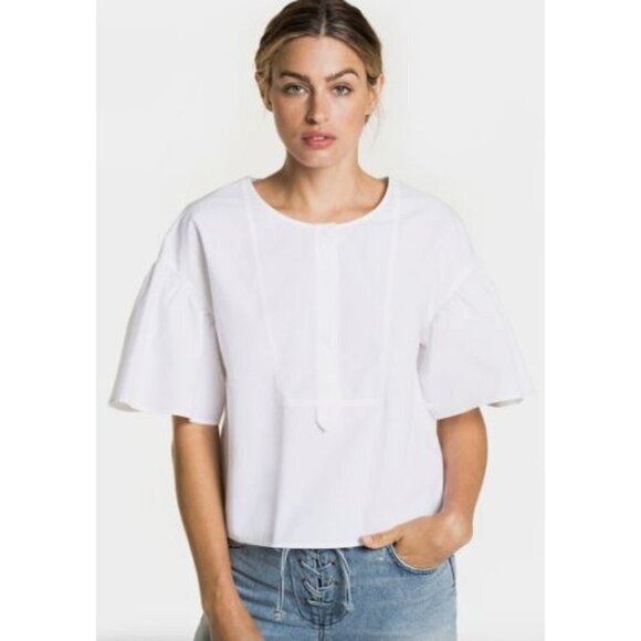 A.L.C. Tops - A.L.C. Kyrie White Cotton Top-sz 10